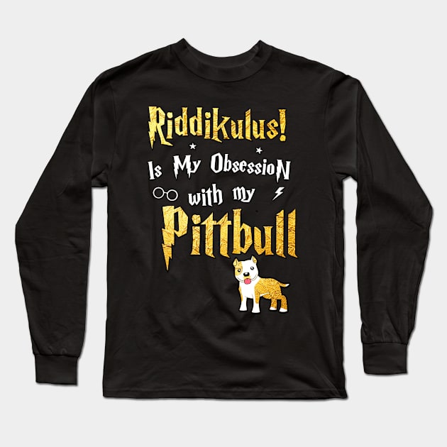 Pitbull Long Sleeve T-Shirt by dogfather